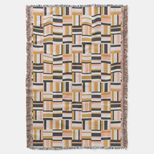 Geometrische vorm Patroon Deken (Voorkant Verticaal)