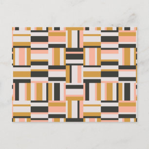 Geometrische vorm Patroon Feestdagenkaart