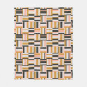 Geometrische vorm Patroon Fleece Deken (Voorkant)