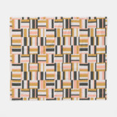 Geometrische vorm Patroon Fleece Deken (Voorkant (Horizontaal))