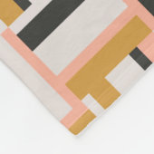 Geometrische vorm Patroon Fleece Deken (Hoek)
