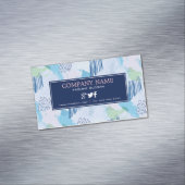 Geometrische vorm Patroon Magnetisch Visitekaartje (Voorbeeld)