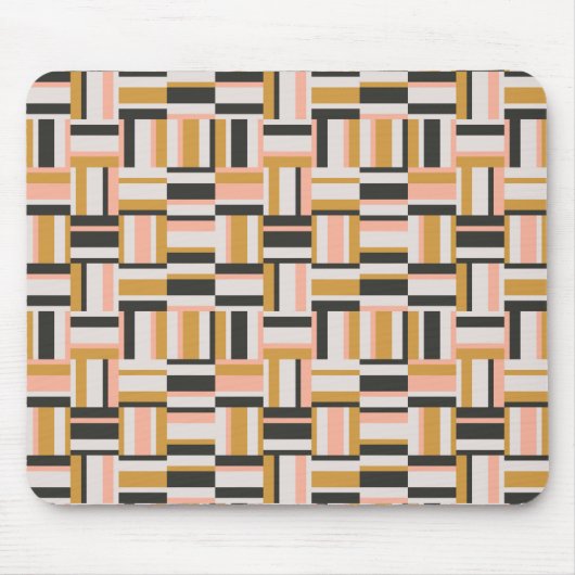 Geometrische vorm Patroon Muismat (Voorkant)