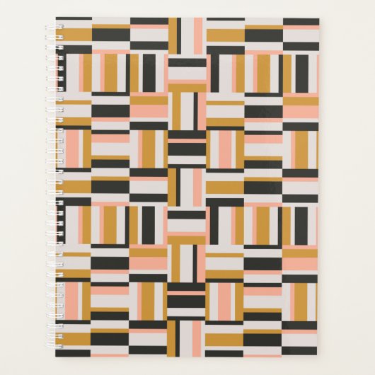 Geometrische vorm Patroon Planner (Voorkant)