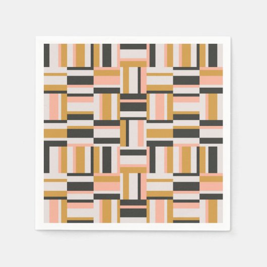 Geometrische vorm Patroon Servet (Voorkant)