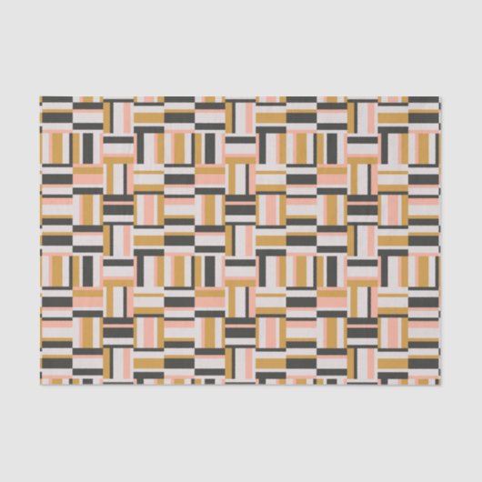 Geometrische vorm Patroon Tissuepapier (Voorkant)