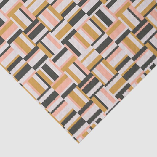 Geometrische vorm Patroon Tissuepapier (Detail)