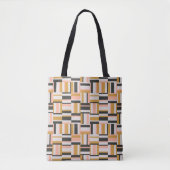 Geometrische vorm Patroon Tote Bag (Voorkant)