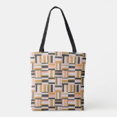 Geometrische vorm Patroon Tote Bag (Achterkant)