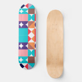 Geometrische vorm persoonlijk skateboard (Voorkant)