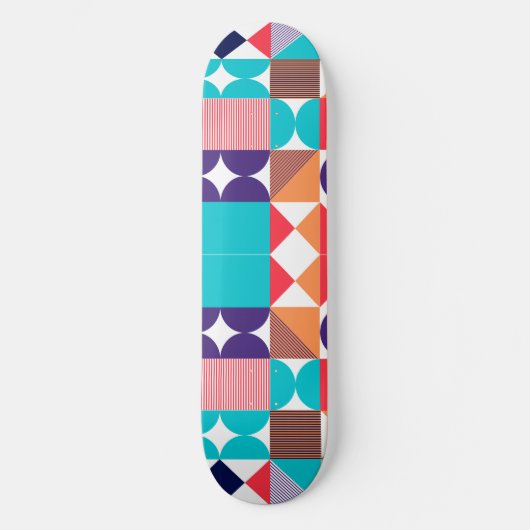 Geometrische vorm persoonlijk skateboard (Voorkant)