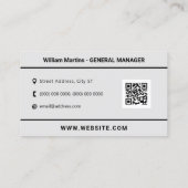 Geometrische vormconstructieplaats visitekaartje (Achterkant)