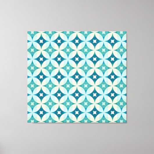 Geometrische vormen,  abstract behang. canvas afdruk (Voorkant)