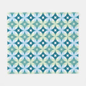 Geometrische vormen,  abstract behang. fleece deken (Voorkant (Horizontaal))