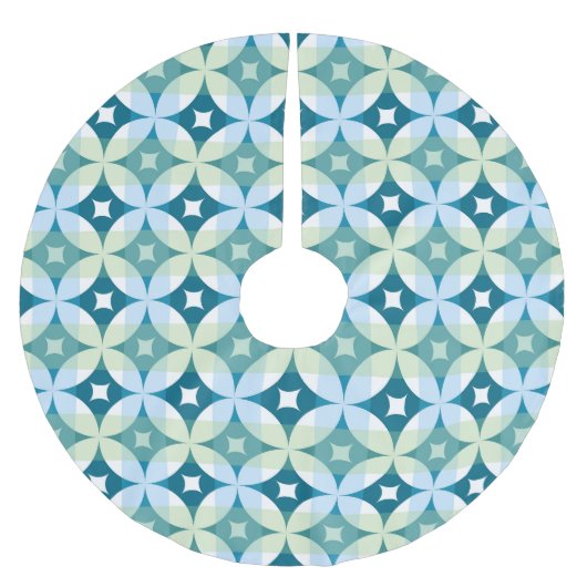 Geometrische vormen, abstract behang. kerstboom rok (Voorkant)