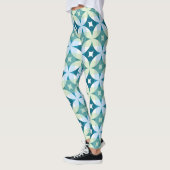 Geometrische vormen, abstract behang. leggings (Links)