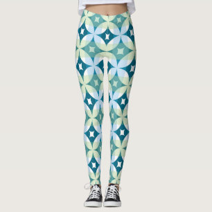 Geometrische vormen, abstract behang. leggings