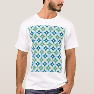 Geometrische vormen, abstract behang. t-shirt
