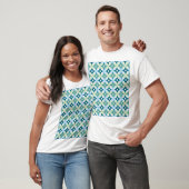 Geometrische vormen, abstract behang. t-shirt (Unisex)