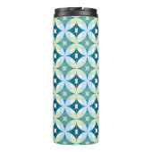 Geometrische vormen, abstract behang. thermosbeker (Achterkant)