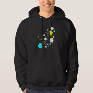 Geometrische vormen Abstract Modern Hexagon 1 Hoodie