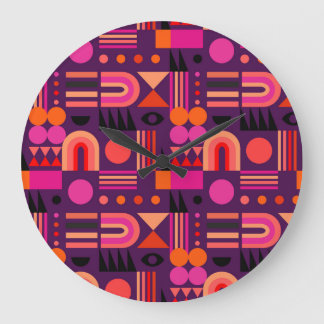 Geometrische vormen Abstract naadloos patroon. Grote Klok