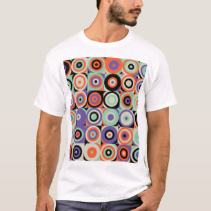 Geometrische vormen, Abstract ontwerp. T-shirt