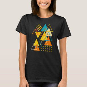 Geometrische vormen Abstracte driehoeken T-shirt