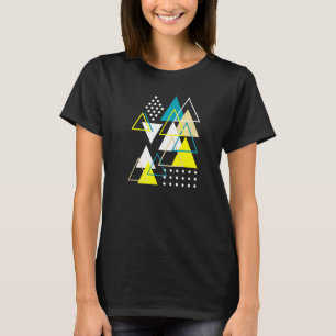 Geometrische vormen Abstracte driehoeken T-shirt