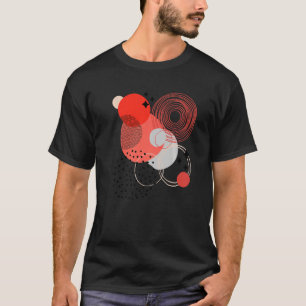 Geometrische vormen Abstracte moderne cirkels en S T-shirt