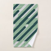 Geometrische vormen bad handdoek (Handdoek)