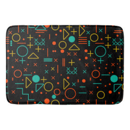 Geometrische vormen badmat