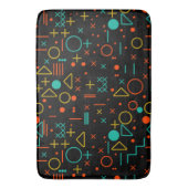 Geometrische vormen badmat (Voorkant Verticaal)