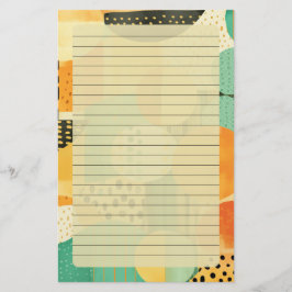 Geometrische vormen briefpapier