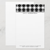 Geometrische vormen briefpapier (Voorkant / Achterkant)