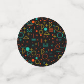 Geometrische vormen confetti (Kleine voorkant)