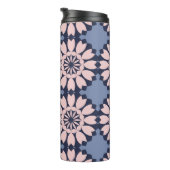 Geometrische vormen: Decoratief naadloos patroon. Thermosbeker (Geroteerd rechts)