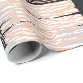 Geometrische vormen en strepen cadeaupapier (Rol Hoek)