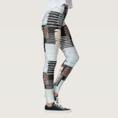 Geometrische vormen en strepen leggings (Rechts)