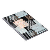 Geometrische vormen en strepen notitieboek (Rechterzijde)