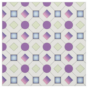 Geometrische vormen Fabric Pattern Stof