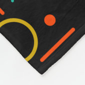 Geometrische vormen fleece deken (Hoek)