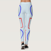 Geometrische vormen Funky-Leggings Leggings (Achterkant)