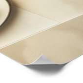 Geometrische vormen in 3D met tekstruimte Poster (Hoek)