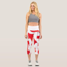 🔴 Geometrische vormen in rood en wit ⚪