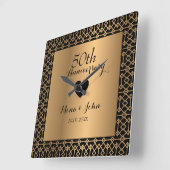 Geometrische vormen Jubileum voor weddenschappen Vierkante Klok (Hoek)