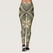 Geometrische vormen Leggings - Stijlvol naadloos p (Achterkant)