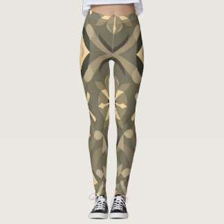Geometrische vormen Leggings - Stijlvol naadloos p