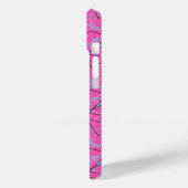 Geometrische vormen met krijt op wit Case-Mate iPhone case (Achterkant / Links)