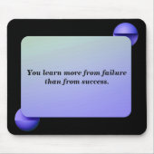 Geometrische vormen met offerte muismat (Voorkant)